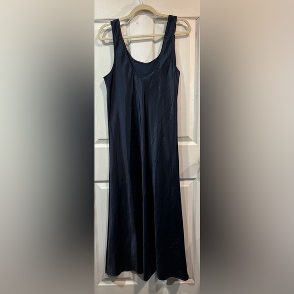 Vtg Natori Classics for Saks Caftan Full Zip Gown Robe Iris Floral Sz XS - Picture 16 of 16